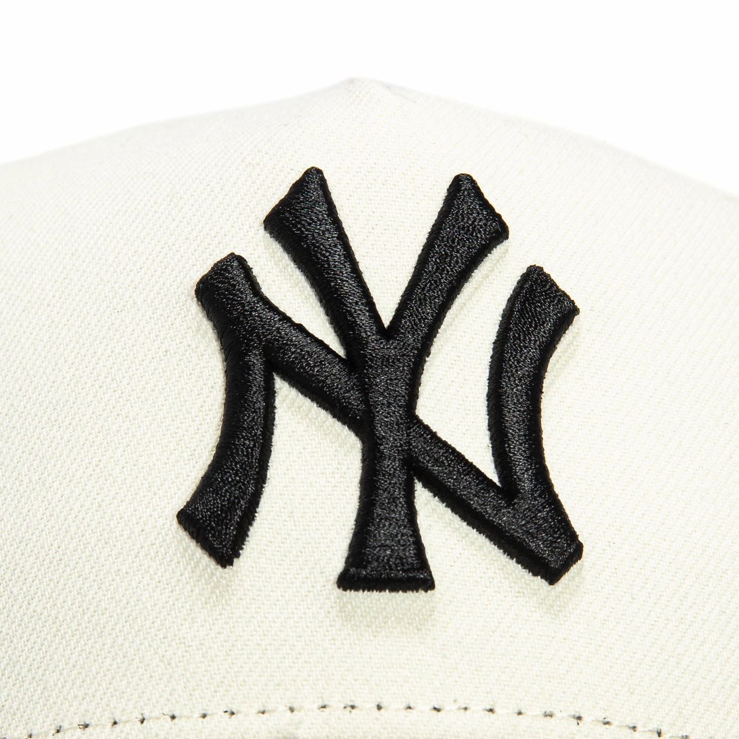 New Era 9Forty A-Frame New York Yankees Snapback Hat - White. Black