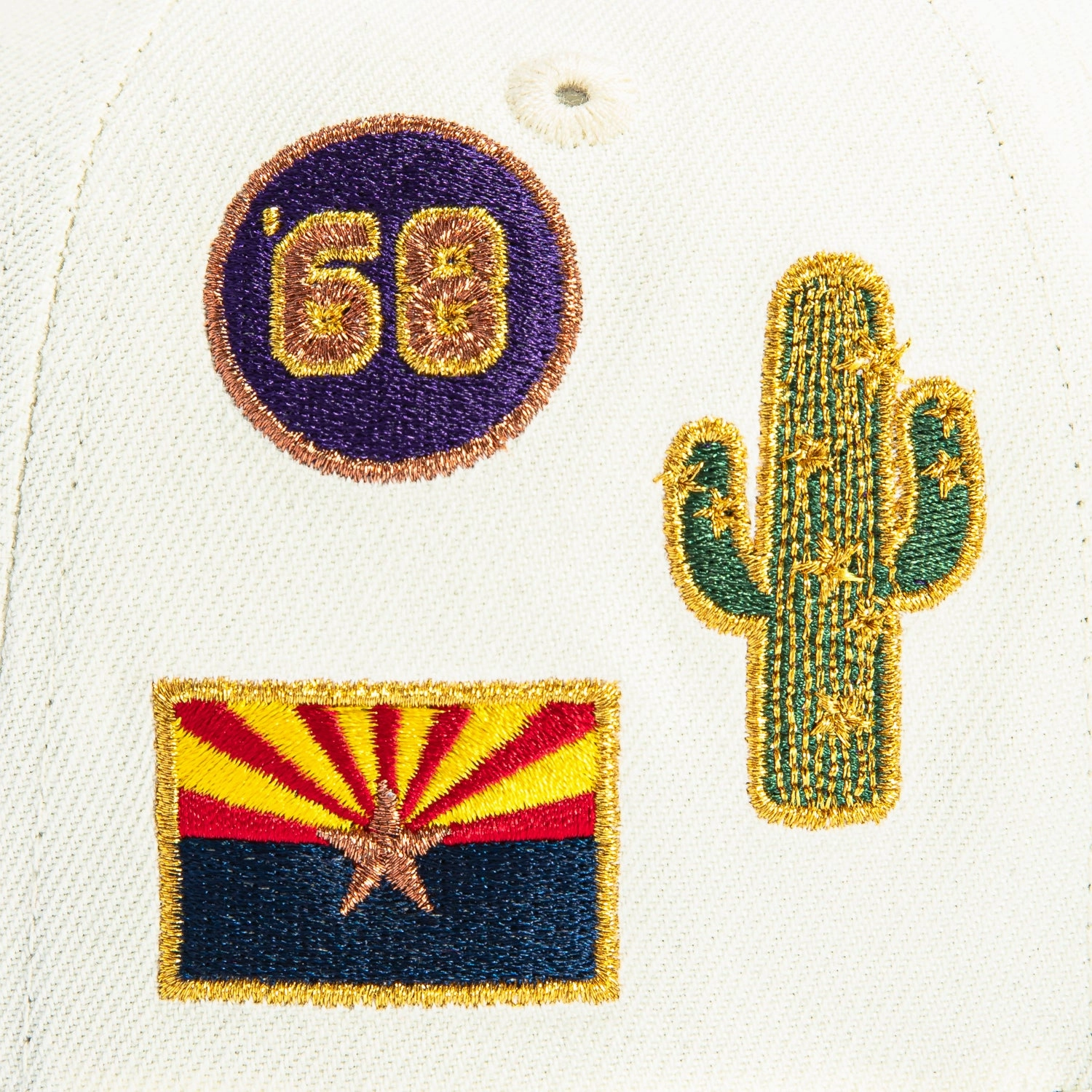 New Era 9Forty A-Frame Phoenix Suns Logo Patches Snapback Hat - White, Black
