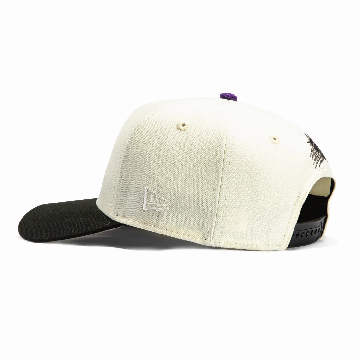New Era 9Forty A-Frame Phoenix Suns Logo Patches Snapback Hat - White, Black