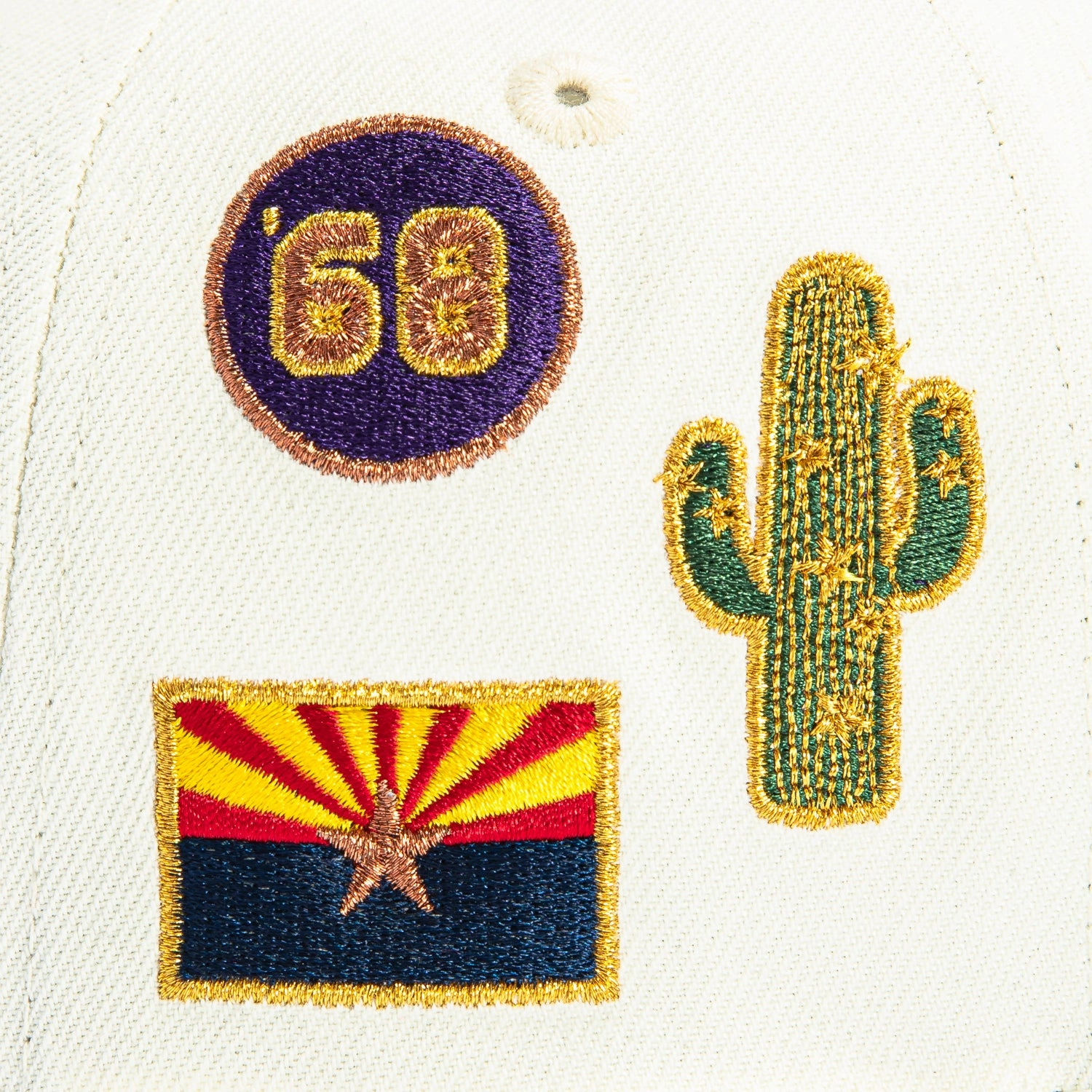 New Era 9Forty A-Frame Phoenix Suns Logo Patches Snapback Hat - White, Black
