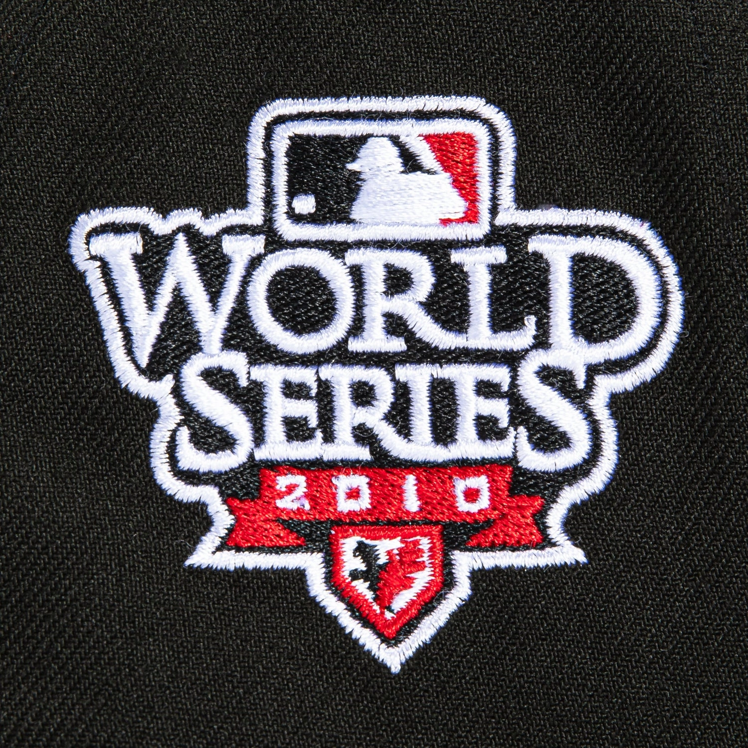 New Era 9Forty A-Frame San Francisco Giants 2010 World Series Patch Snapback Hat - Black
