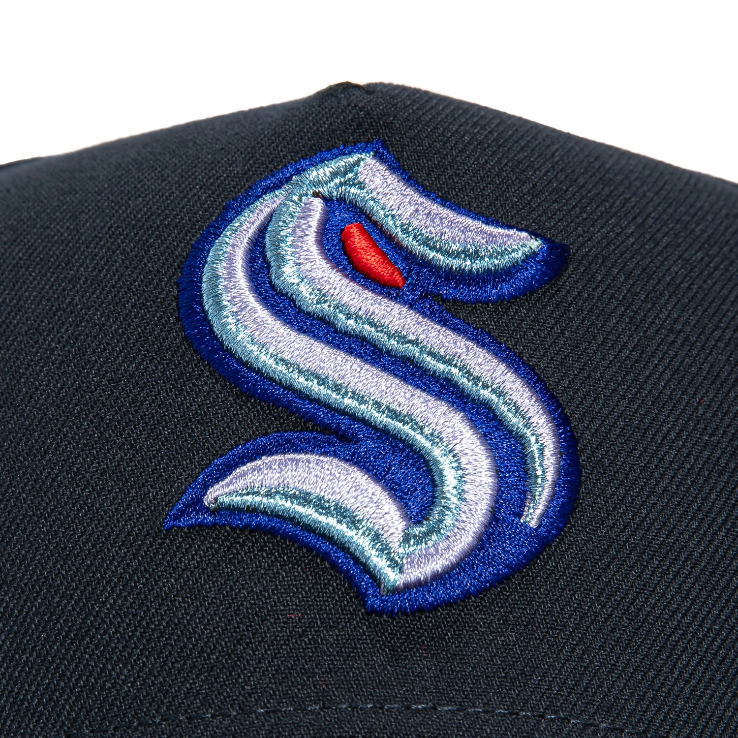 New Era 9Forty A-Frame Seattle Kraken Inaugural Patch Snapback Hat - Navy