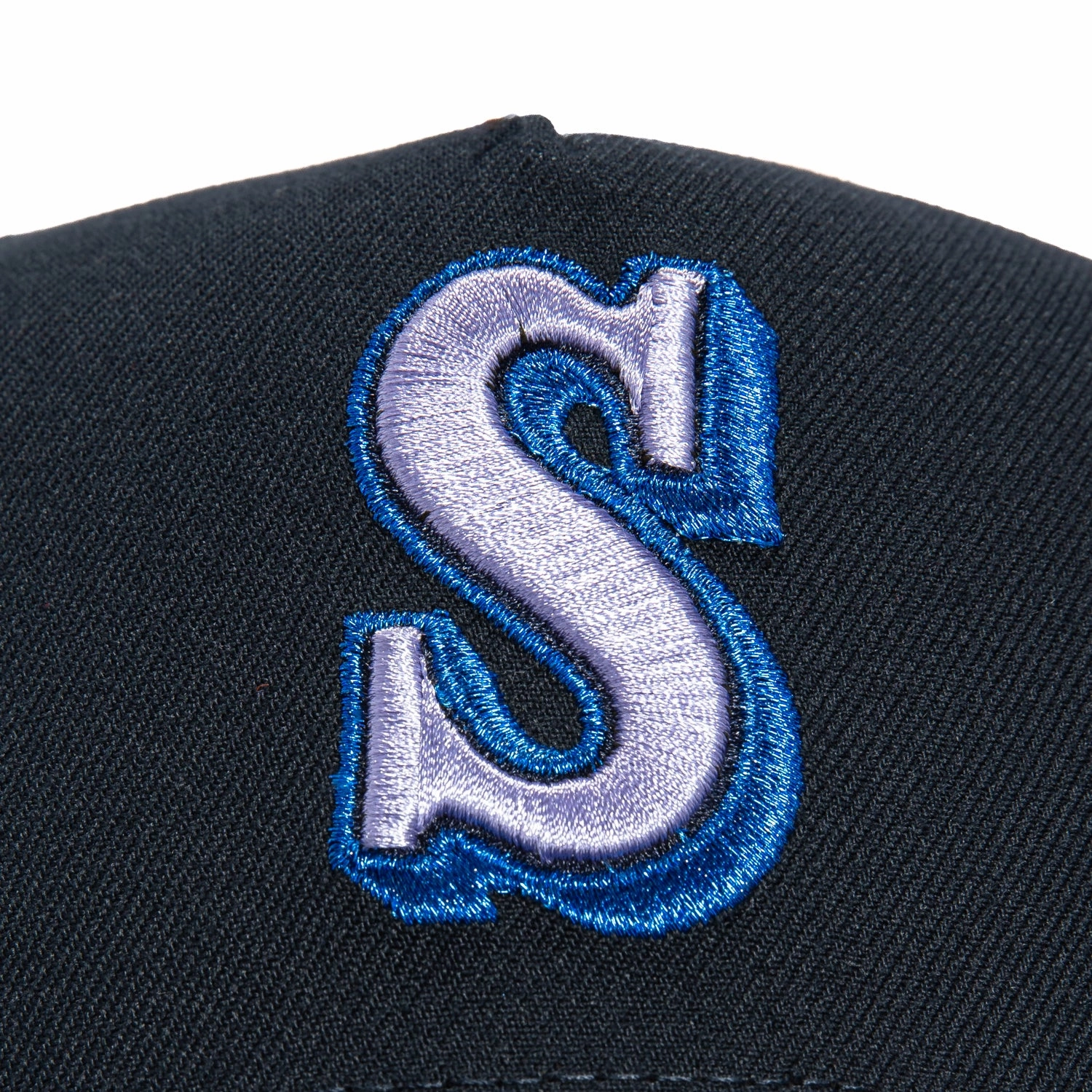 New Era 9Forty A-Frame Seattle Mariners 25th Anniversary Patch Snapback Hat - Navy