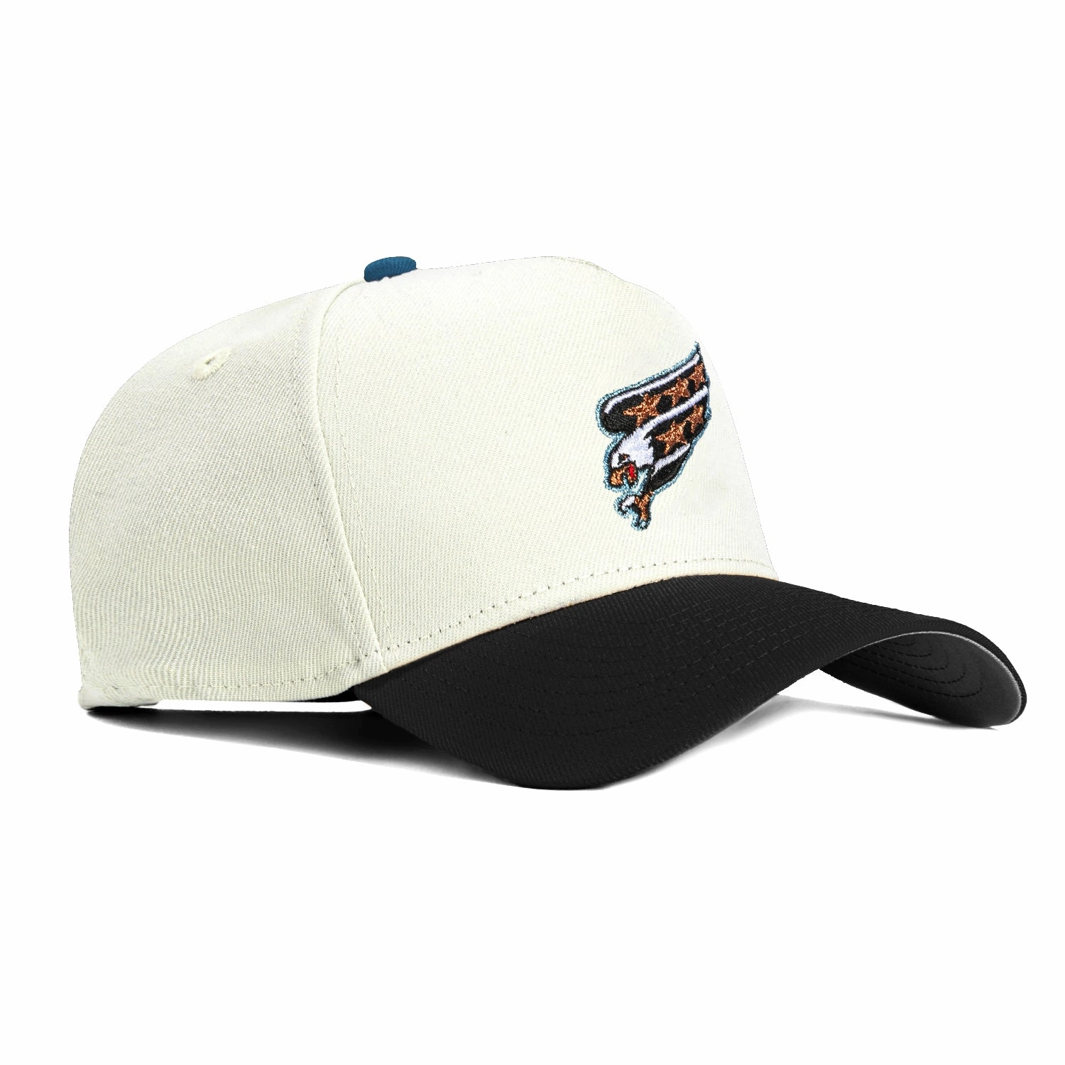 New Era 9Forty A-Frame White Dome Washington Capitals Snapback Hat - White, Black