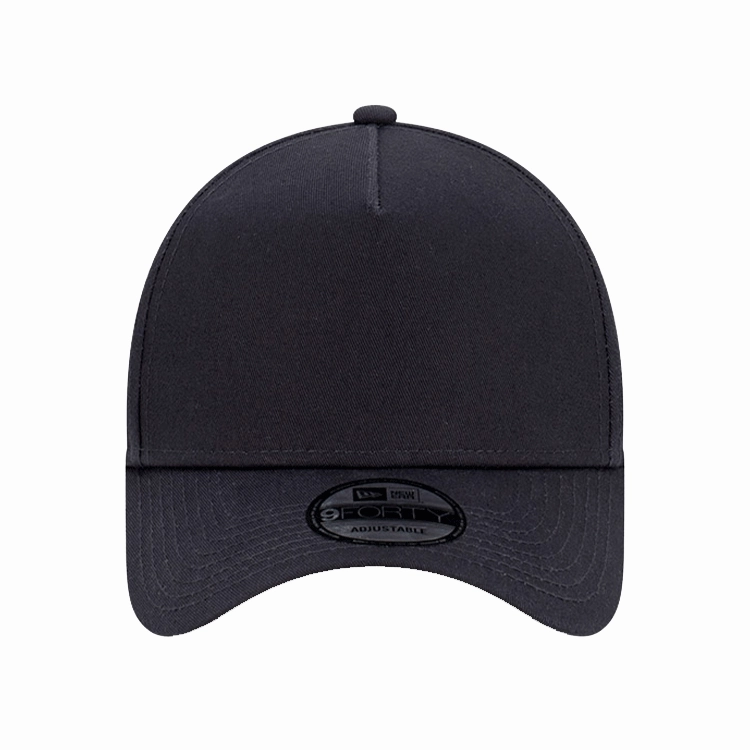New Era Blank 9FORTY A Frame Cap - Navy/Grey