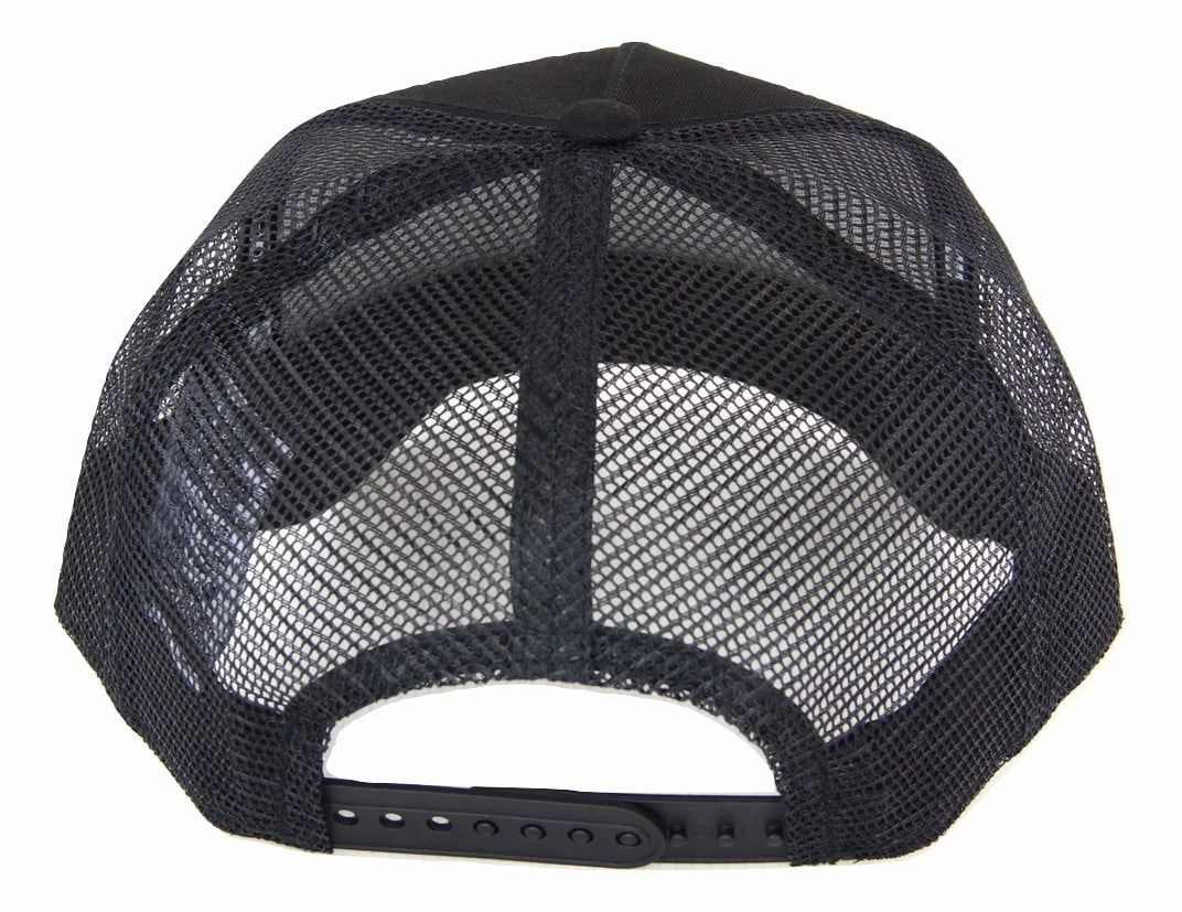 New Era Chicago Bulls 9FORTY A Frame Trucker Cap - Black/Black