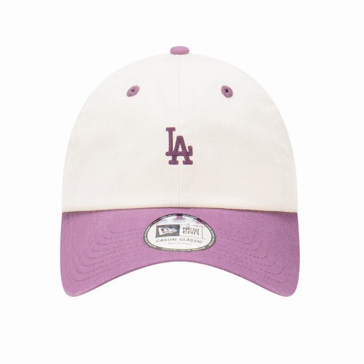 New Era Los Angeles Dodgers Casual Classic - White Cork/Purple Dusk