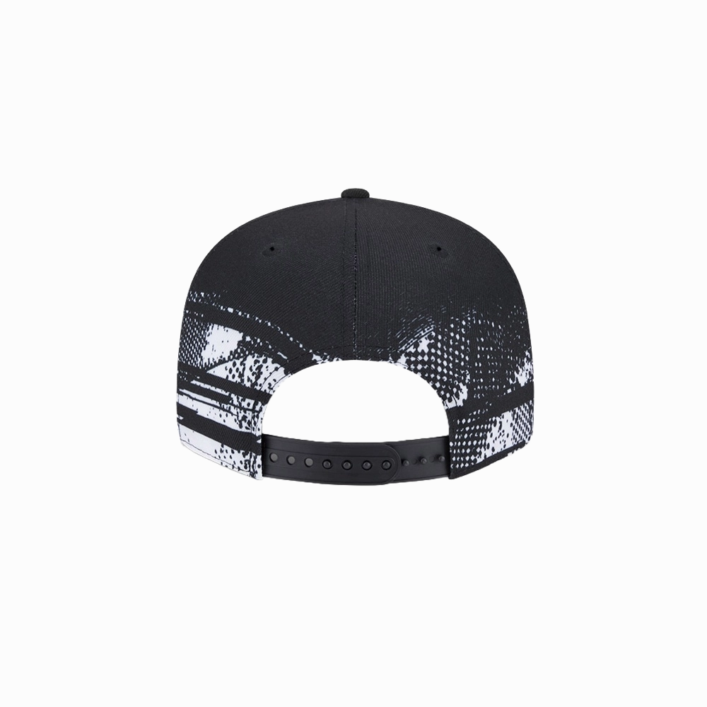 New Era Miami HEAT 2024 Tipoff Black and White Snapback