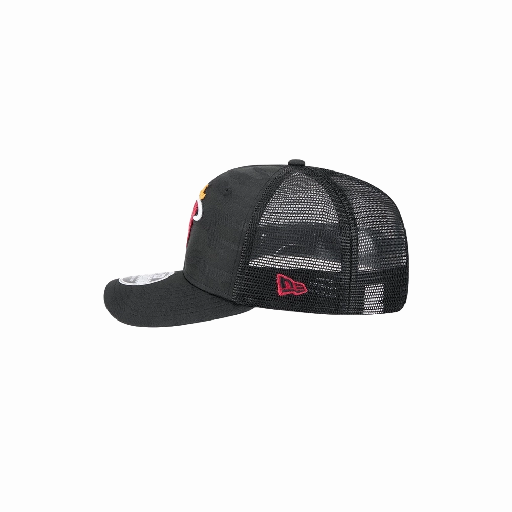 New Era Miami HEAT Camo Trucker Snapback