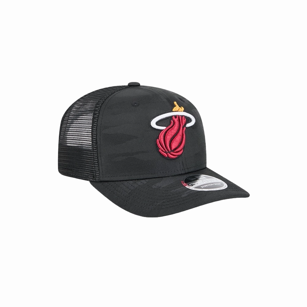 New Era Miami HEAT Camo Trucker Snapback