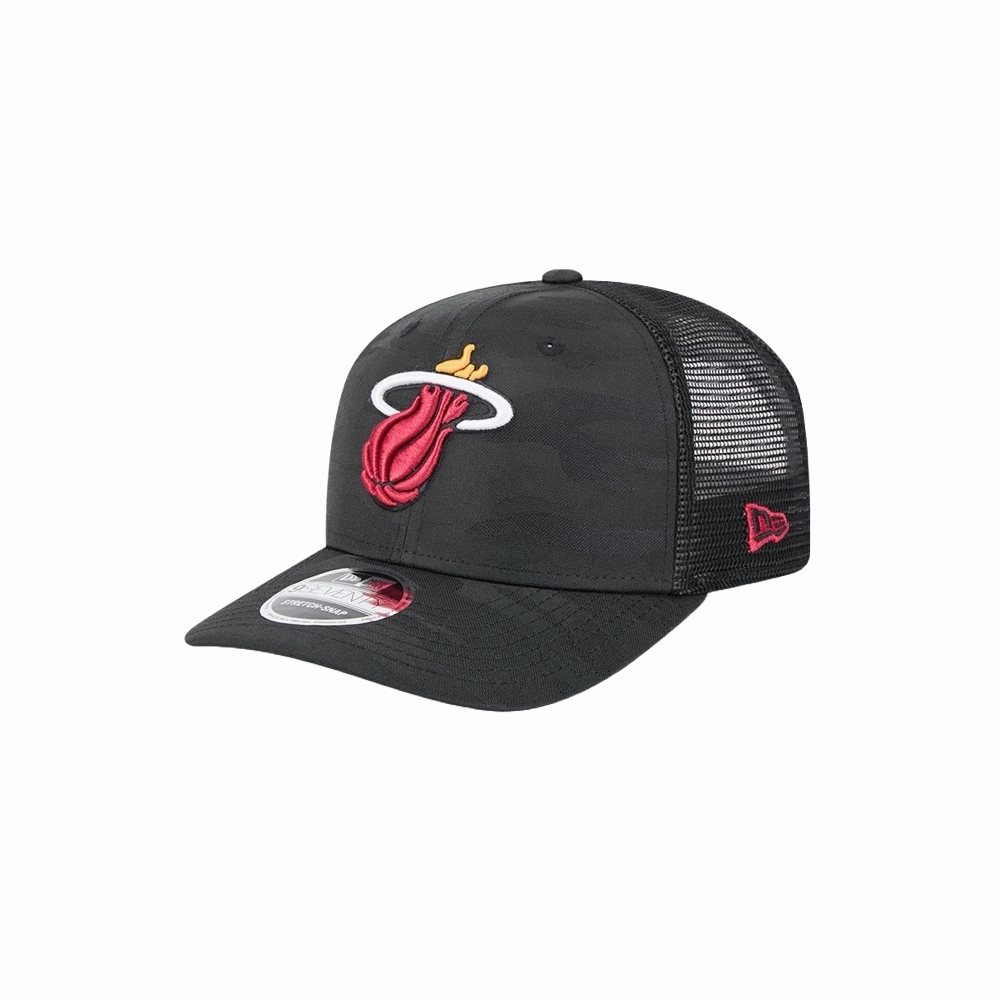 New Era Miami HEAT Camo Trucker Snapback