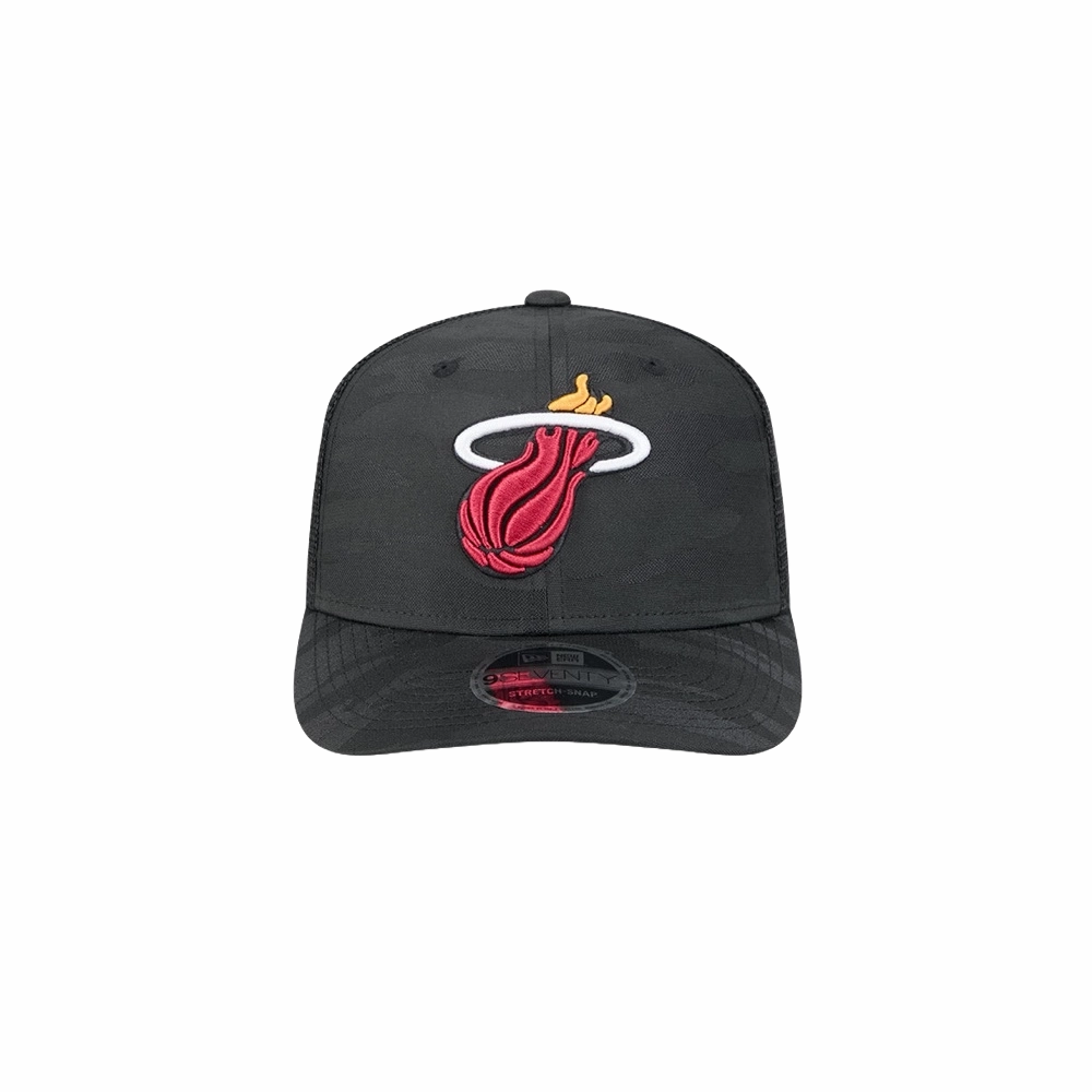 New Era Miami HEAT Camo Trucker Snapback