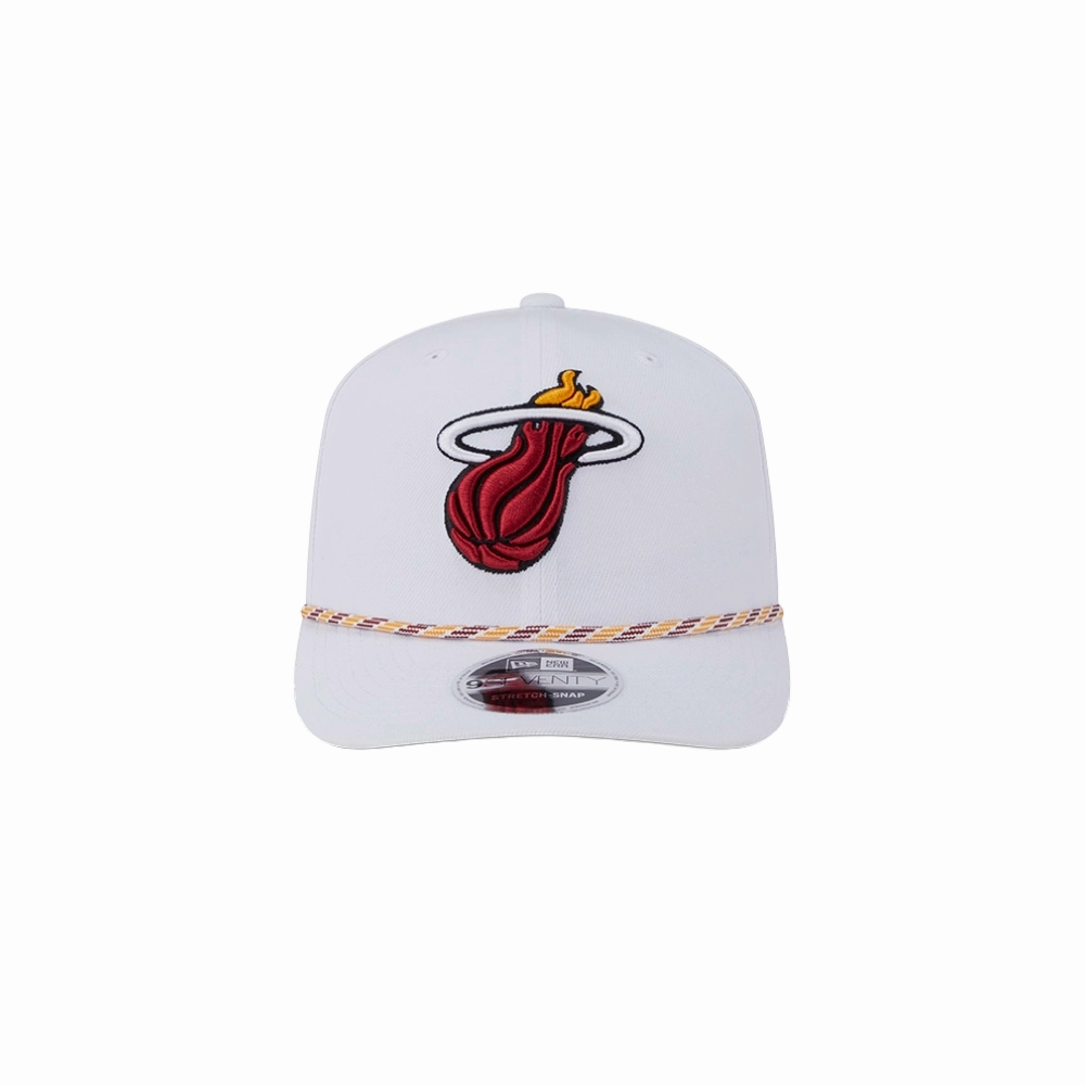 New Era Miami HEAT Flame Rope Snapback