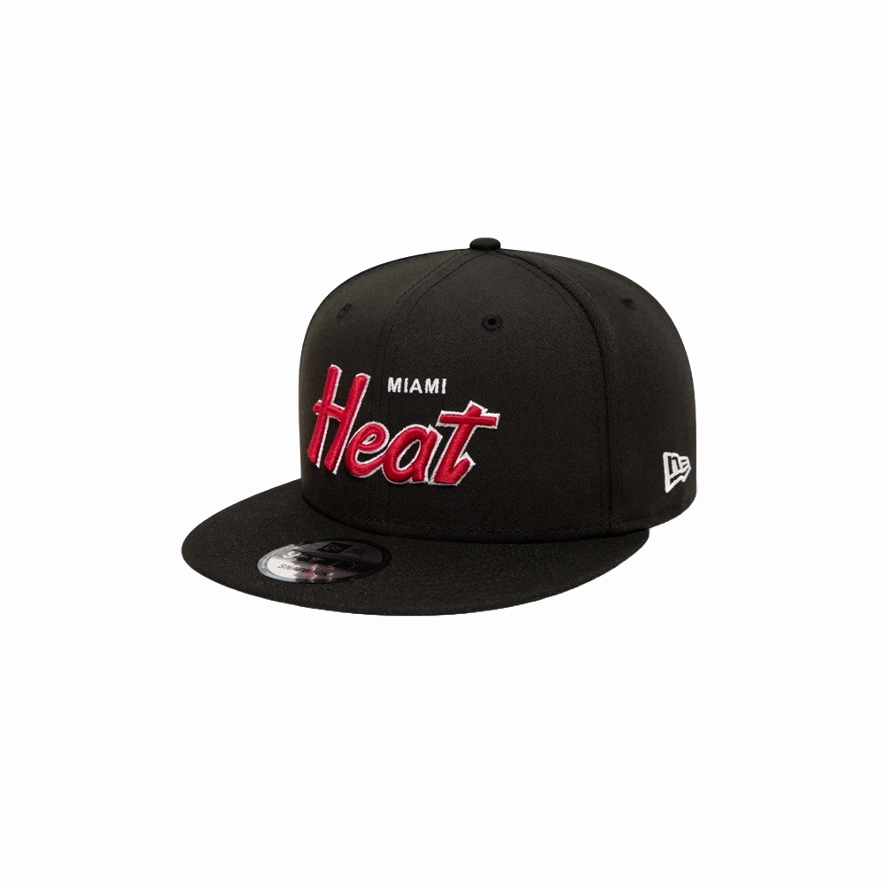 New Era Miami HEAT Retro Script Snapback