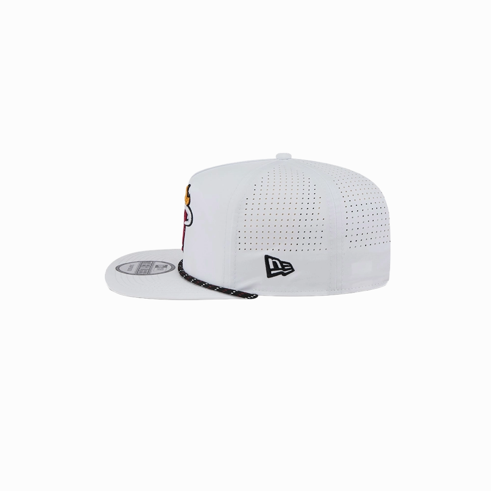 New Era Miami HEAT White Performance Rope Golfer