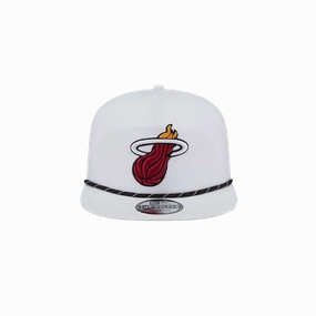 New Era Miami HEAT White Performance Rope Golfer
