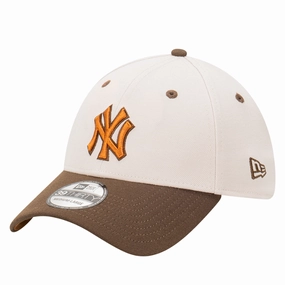 New Era New York Yankees 39THIRTY Cap - Stone/Walnut/Toasted Peanut
