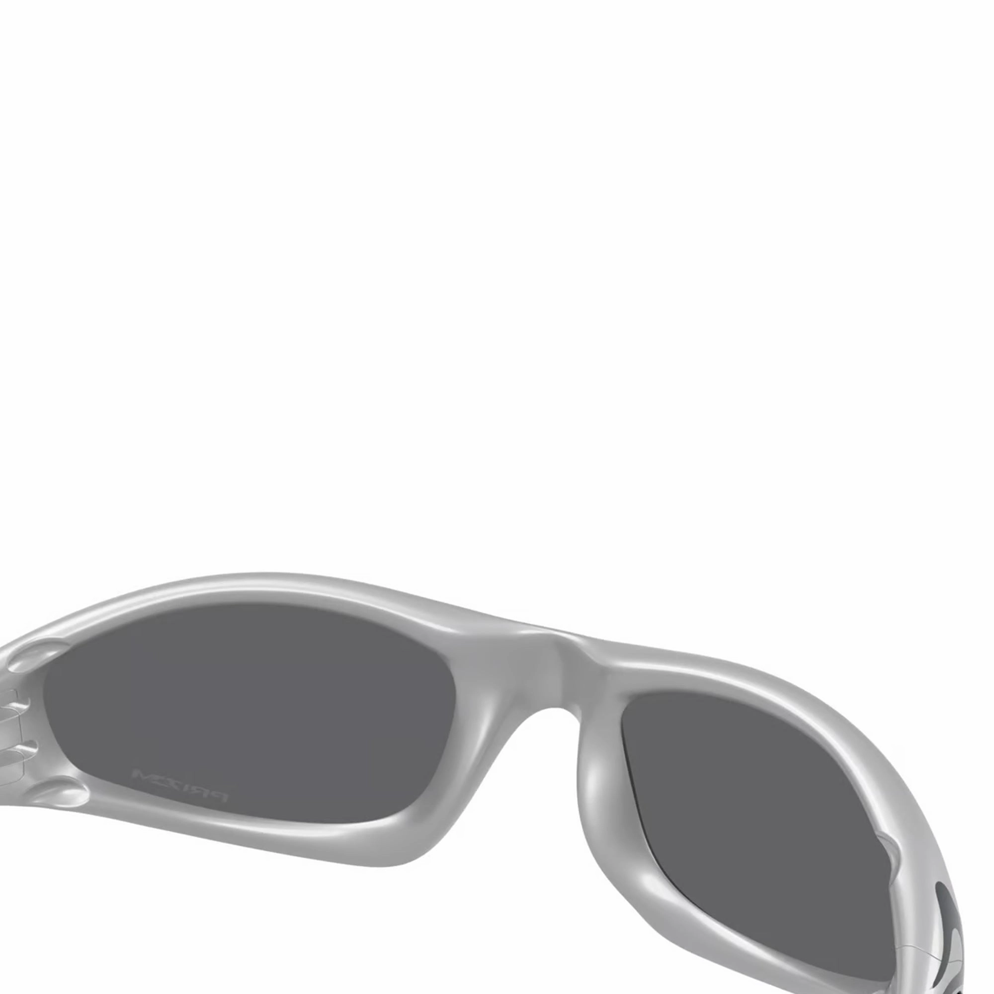 Oakley MUZM Straight Jacket 99 Silver Grey Flames w Prizm Black