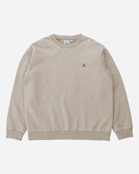 One Point Crew Sweatshirt Sand Pigment