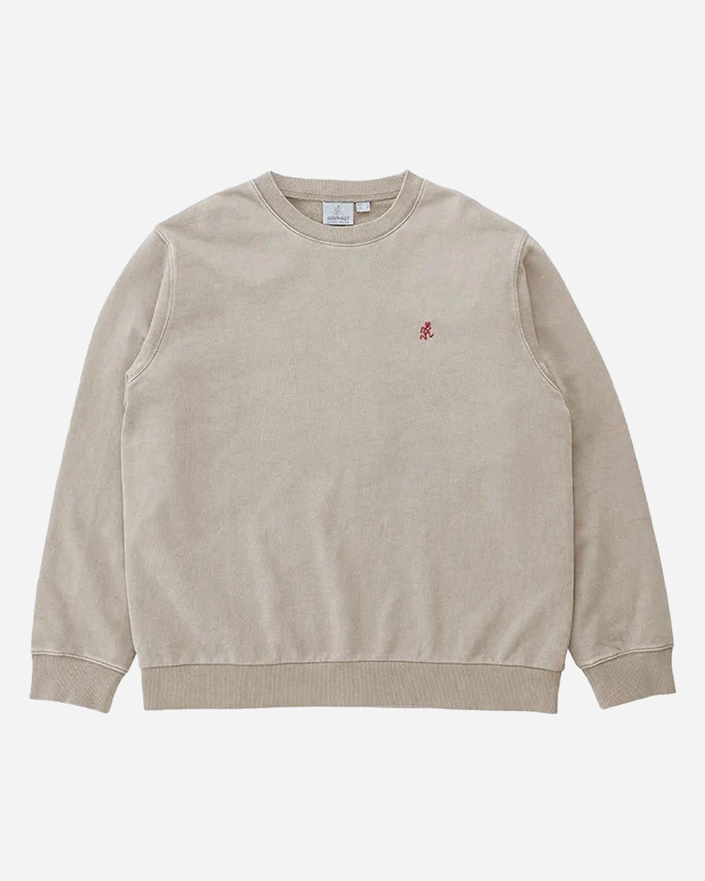 One Point Crew Sweatshirt Sand Pigment