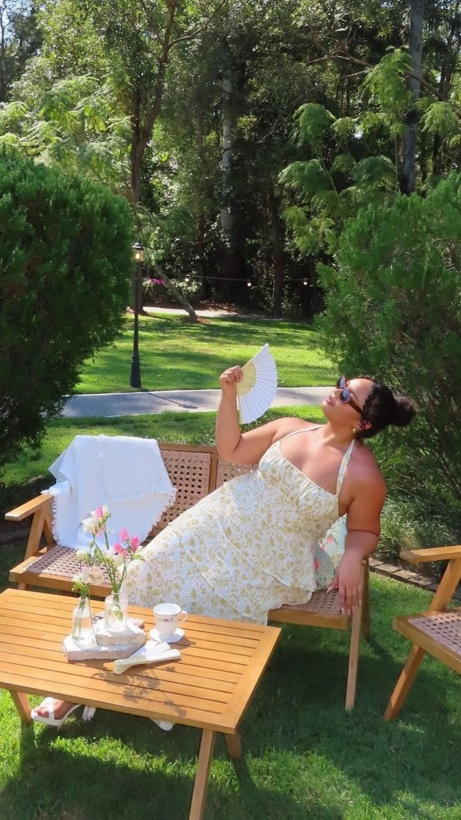 Page Maxi Dress - Yellow Floral
