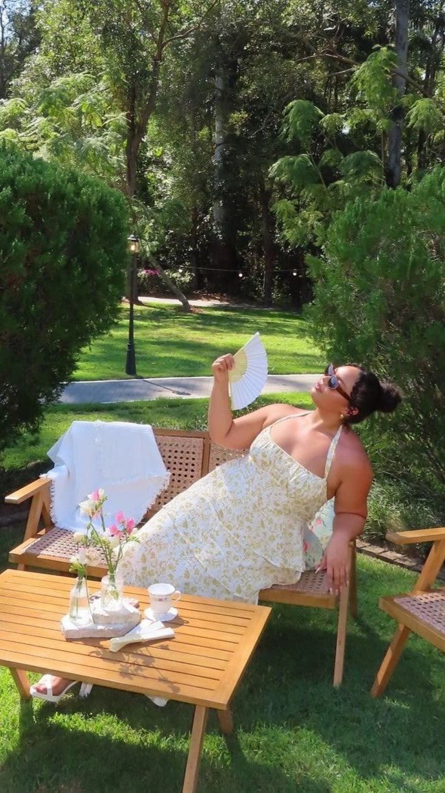 Page Maxi Dress - Yellow Floral