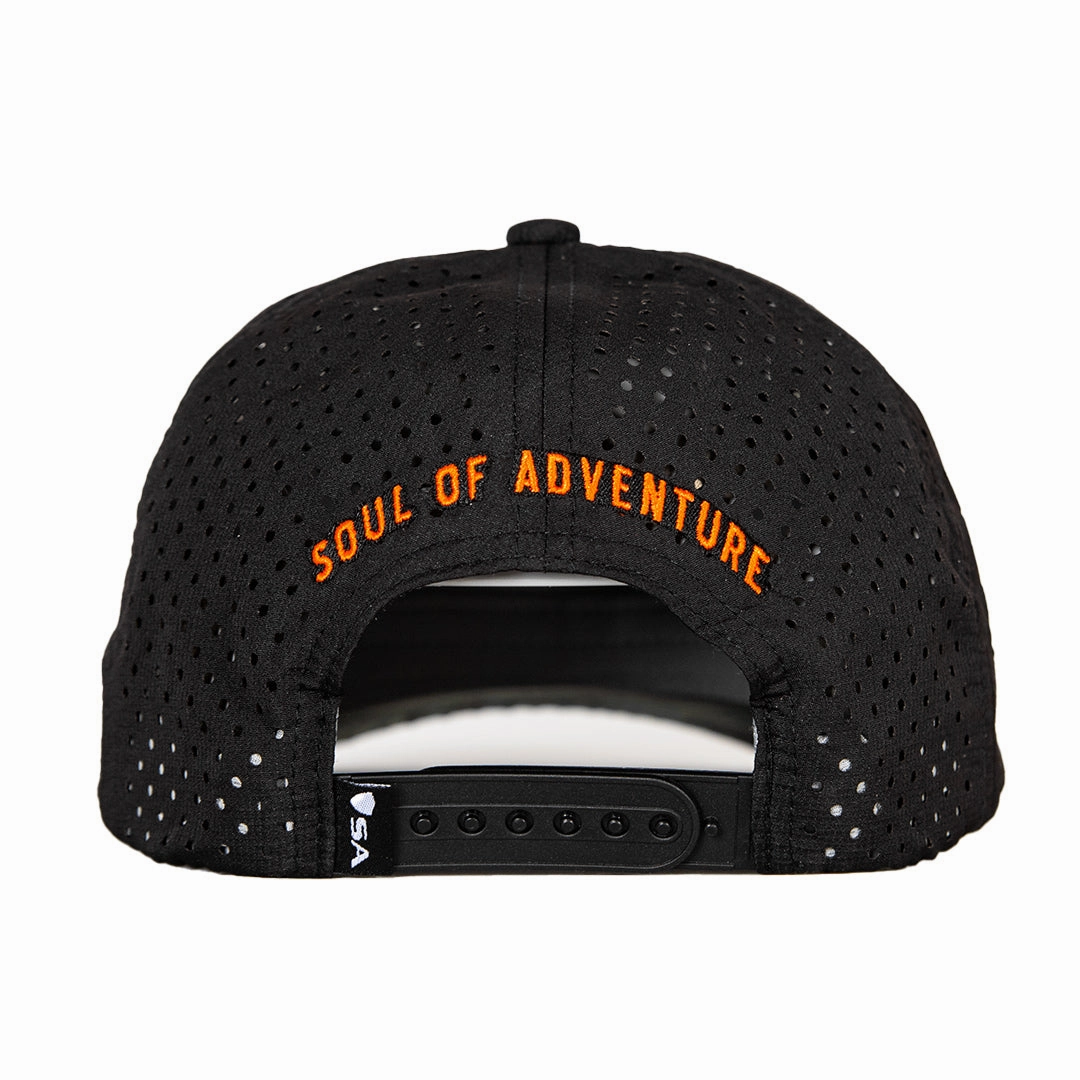 Performance Snapback | Black | Geo Camo-Patriot