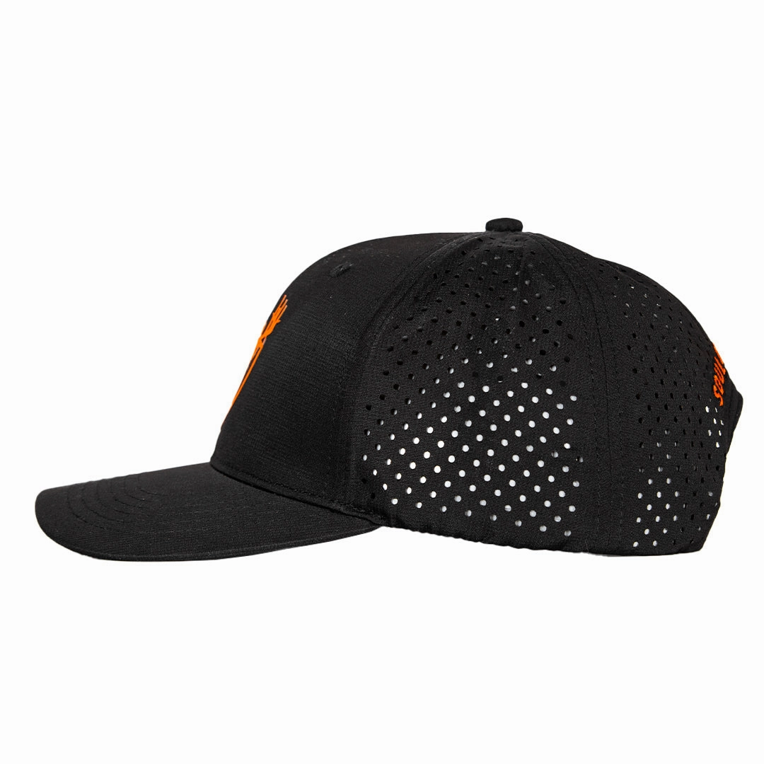 Performance Snapback | Black | Geo Camo-Patriot