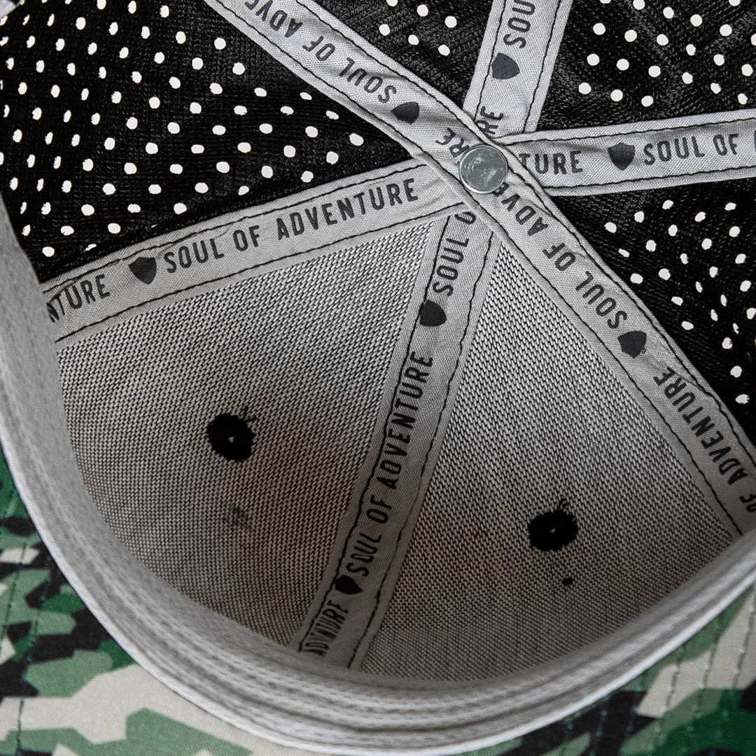 Performance Snapback | Black | Geo Camo-Patriot