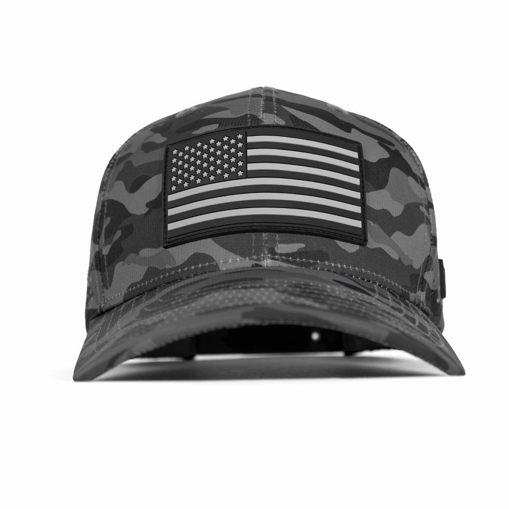 Performance Snapback | Blackout Military Camo