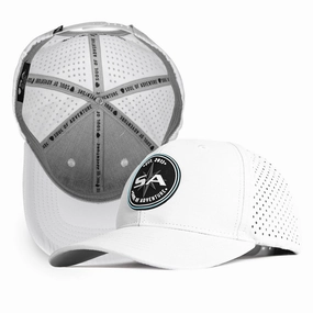 Performance Snapback | Blue Crest | White