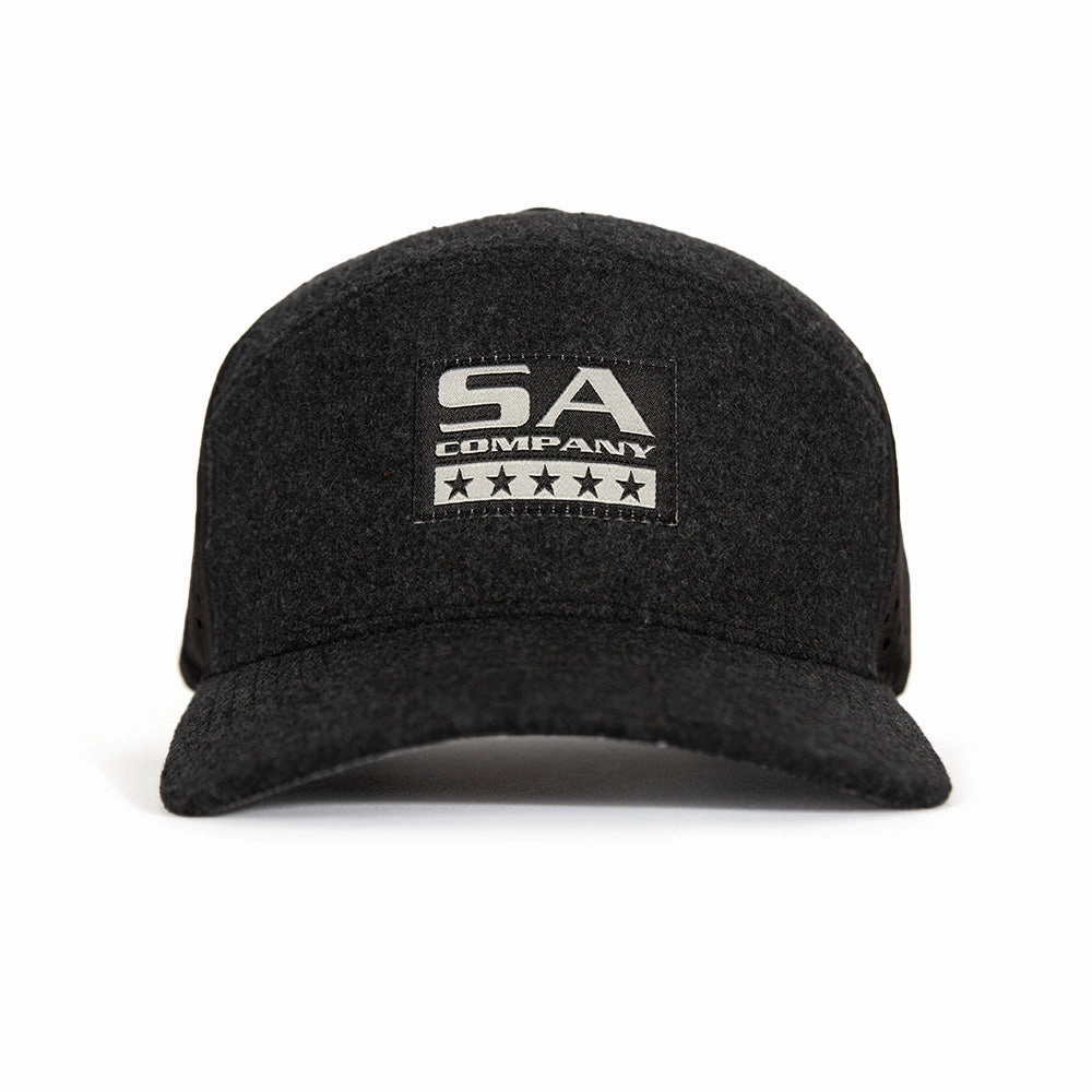 Performance Snapback | Felt Blackout American Flag