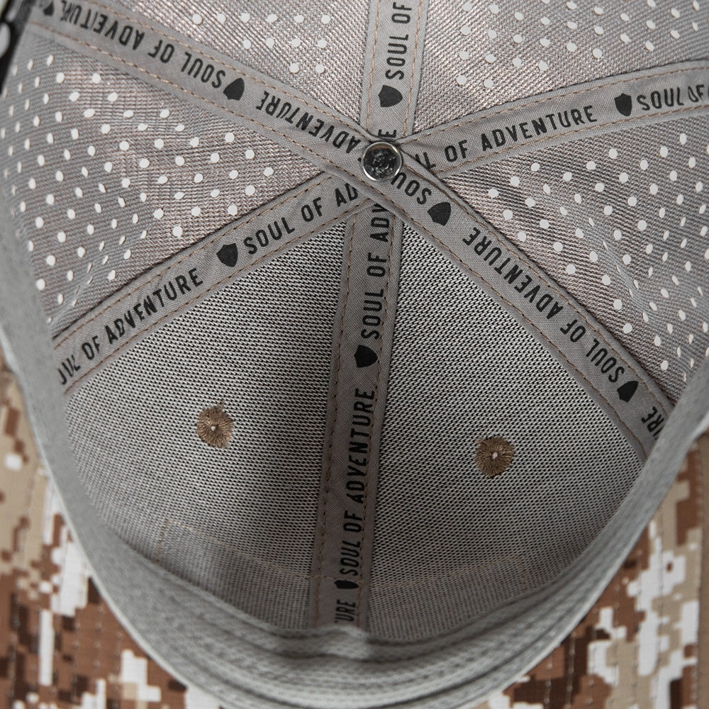 Performance Snapback | SOA Flag | Desert Digi Camo