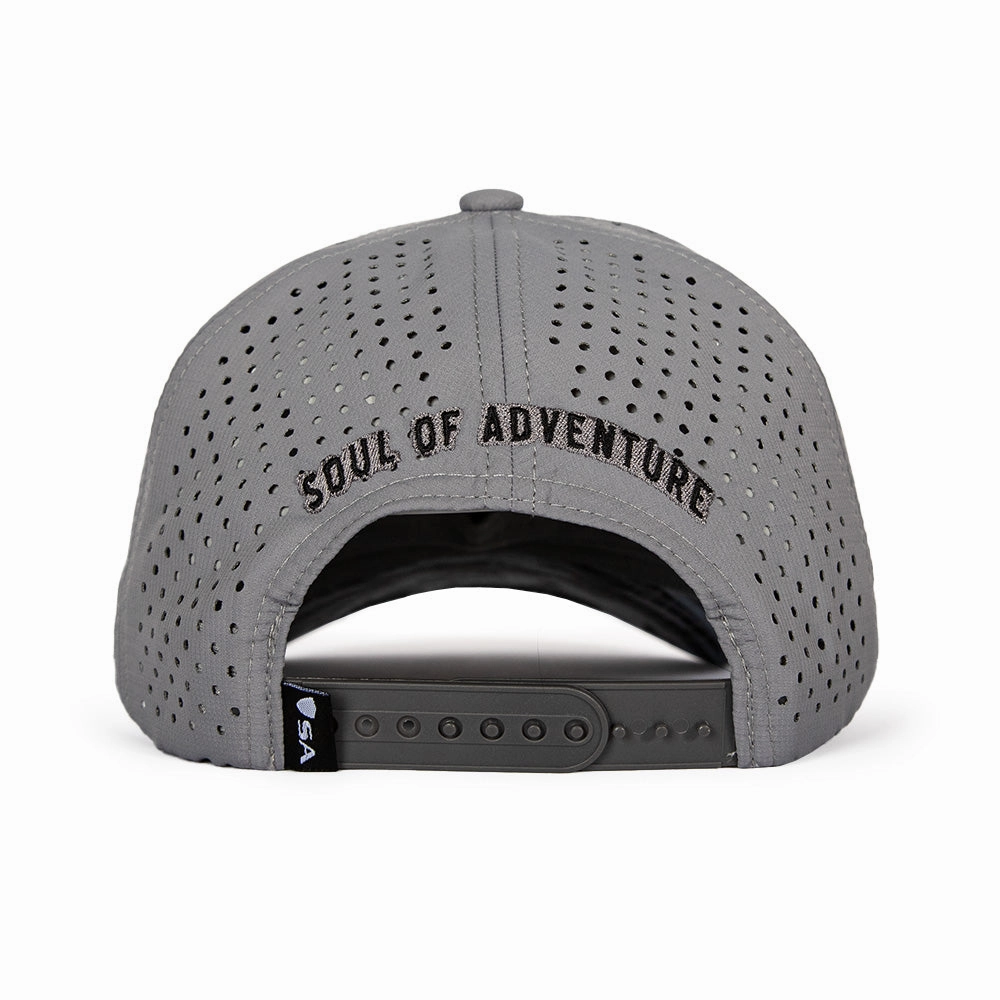 Performance Snapback | SOA Flag | Grey Mili Camo