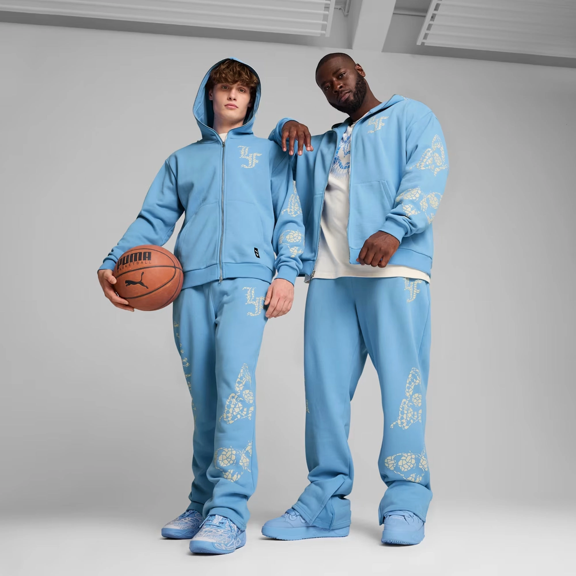 PUMA | HOOPS X LF MOSIAC PANT { TEAM LIGHT BLUE