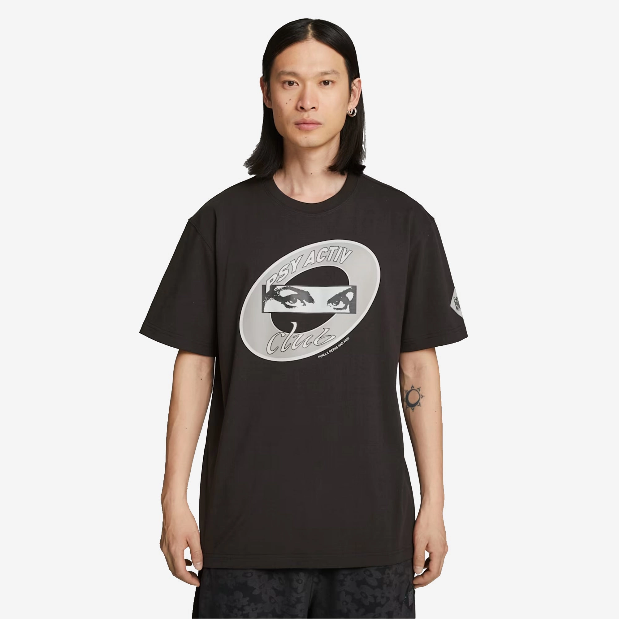 Puma | PERKS AND MINI GRAPHIC TEE  { BLACK