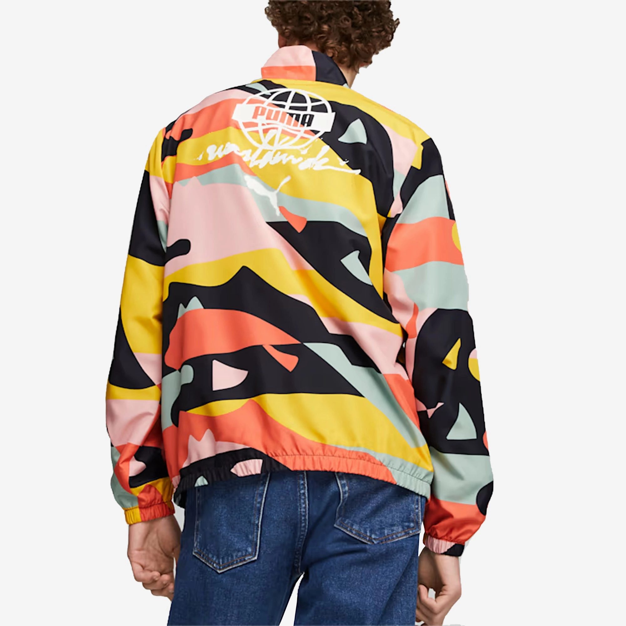Puma | WORLDWIDE WOVEN JACKET  { BLACK