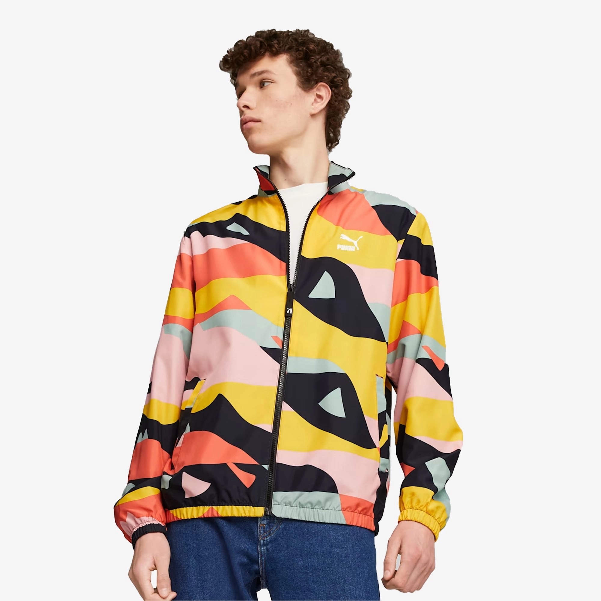 Puma | WORLDWIDE WOVEN JACKET  { BLACK