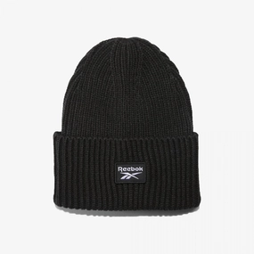 Reebok | CLASSICS FOUNDATION BEANIE  { BLACK