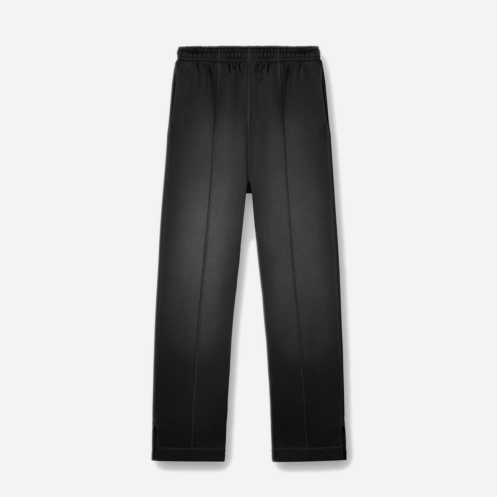 REPRESENT | STEPPED HEM SWEATPANTS { STAINED BLACK