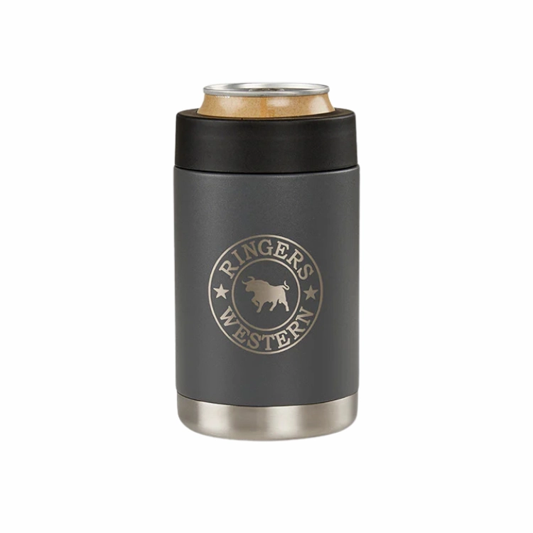 Ringers Western Escape Can Cooler - Charcoal