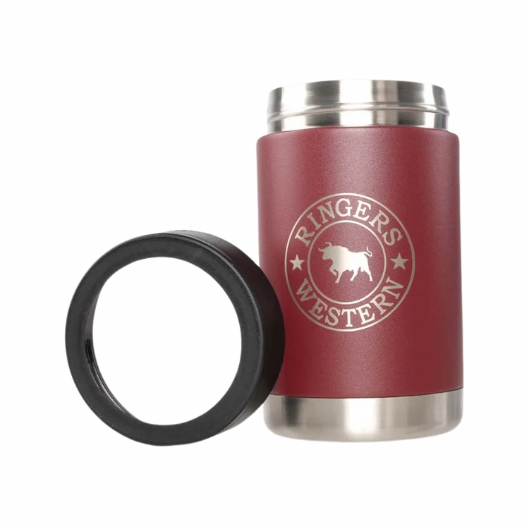 Ringers Western Escape Can Cooler - Maroon