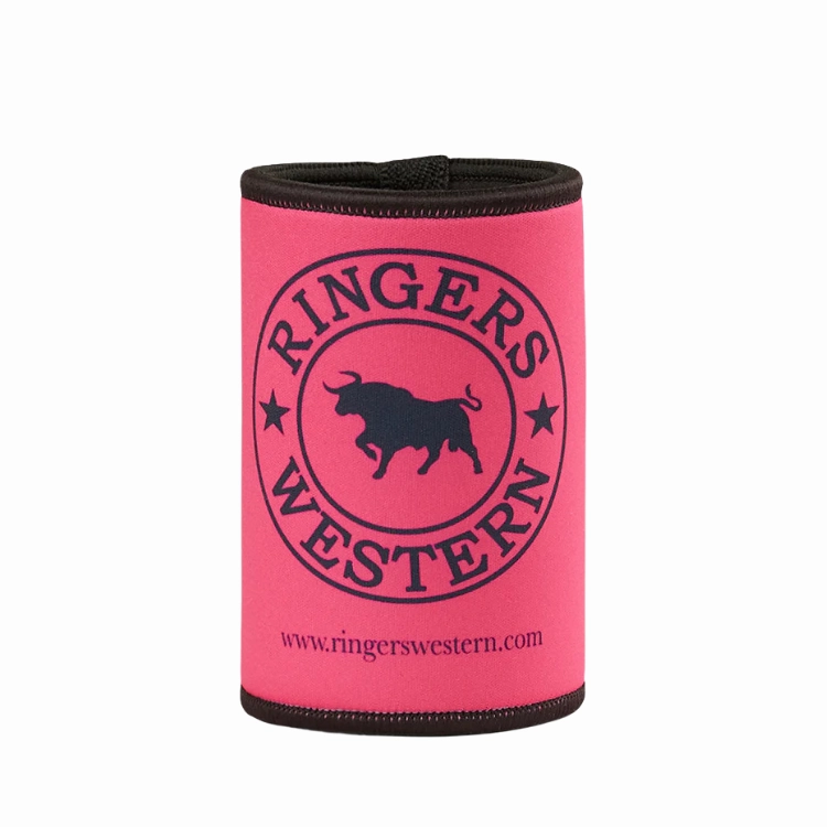 Ringers Western Signature Bull Stubby Cooler - Pink