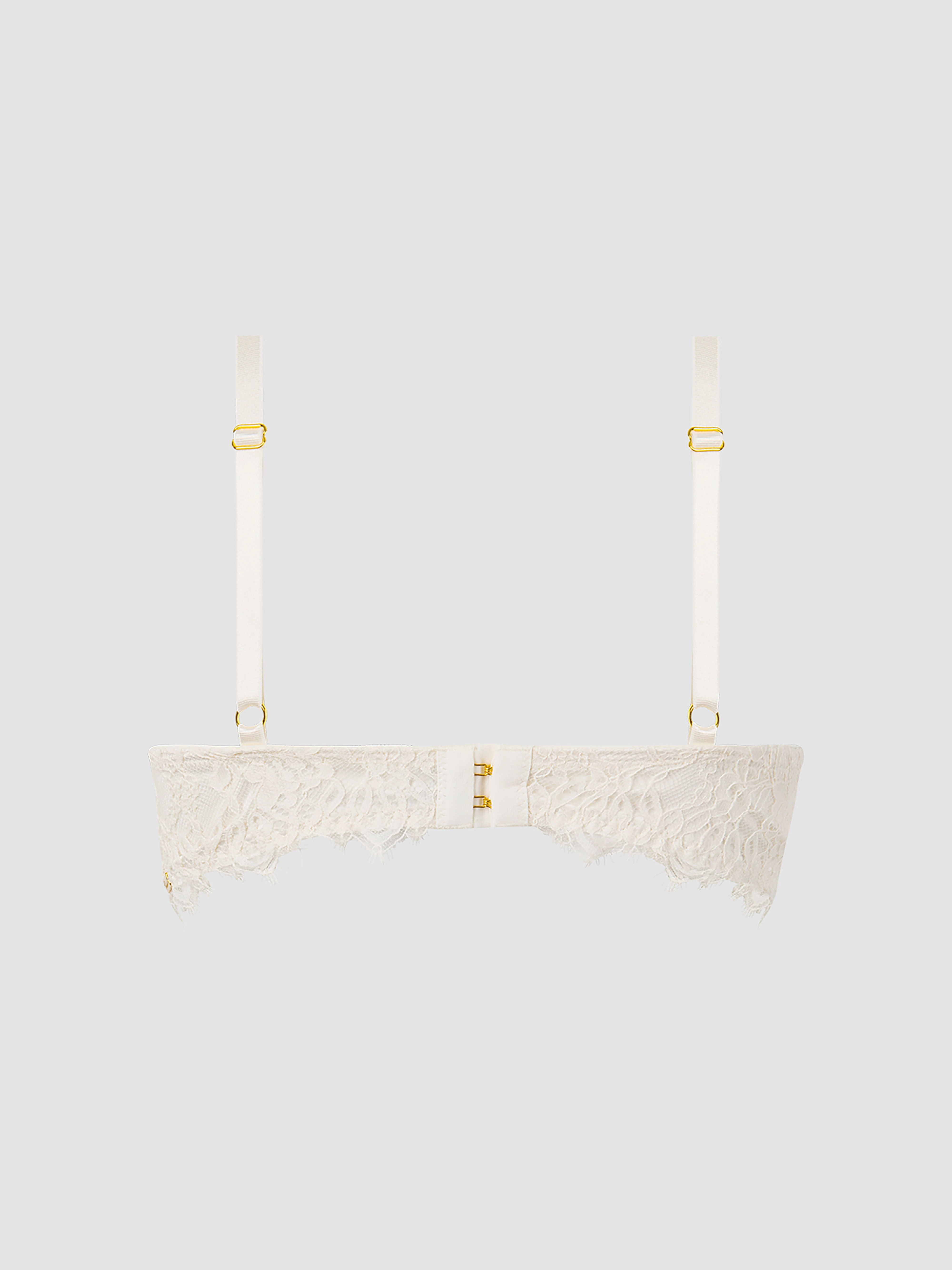 Rosalind Lace Cup Bra With Satin Half Cup