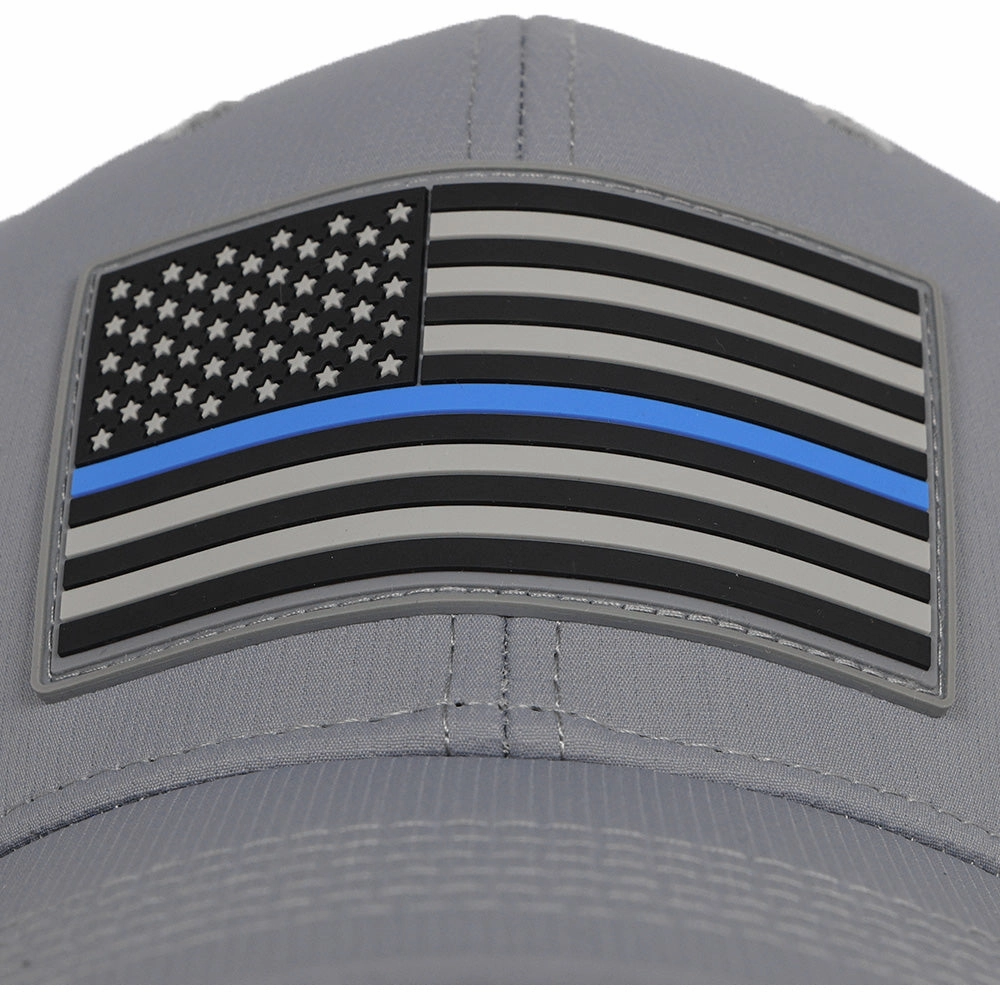 Special Edition Performance Snapback | Blue Line | Grey