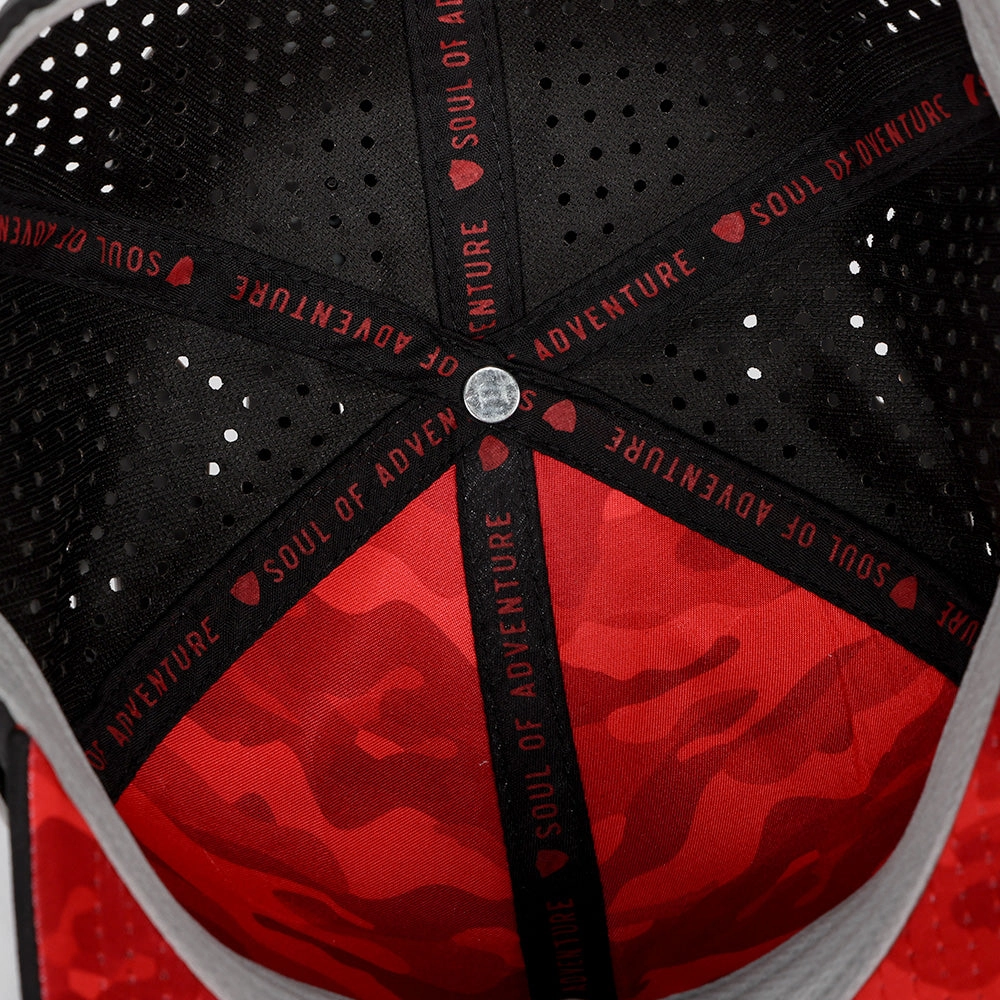 Special Edition Performance Snapback | Red Line | Black