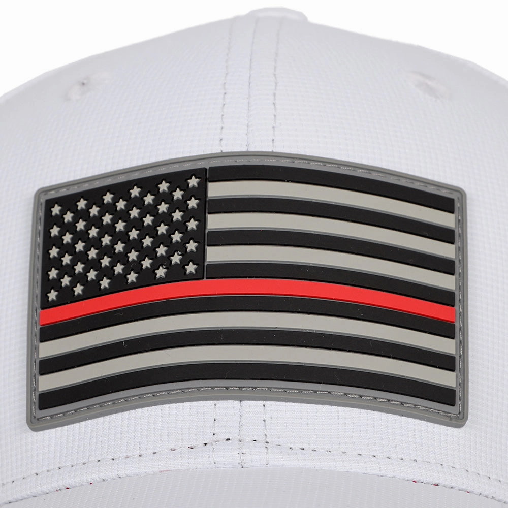 Special Edition Performance Snapback | Red Line | White