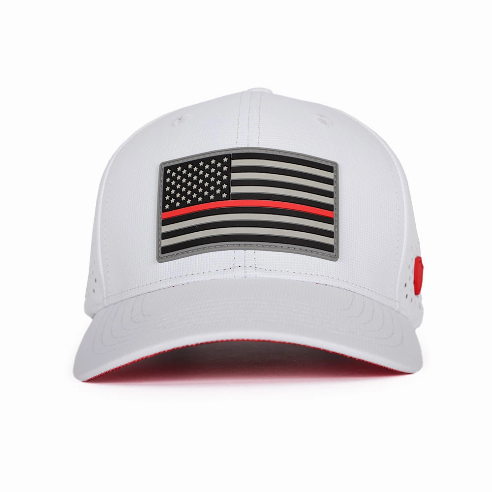 Special Edition Performance Snapback | Red Line | White