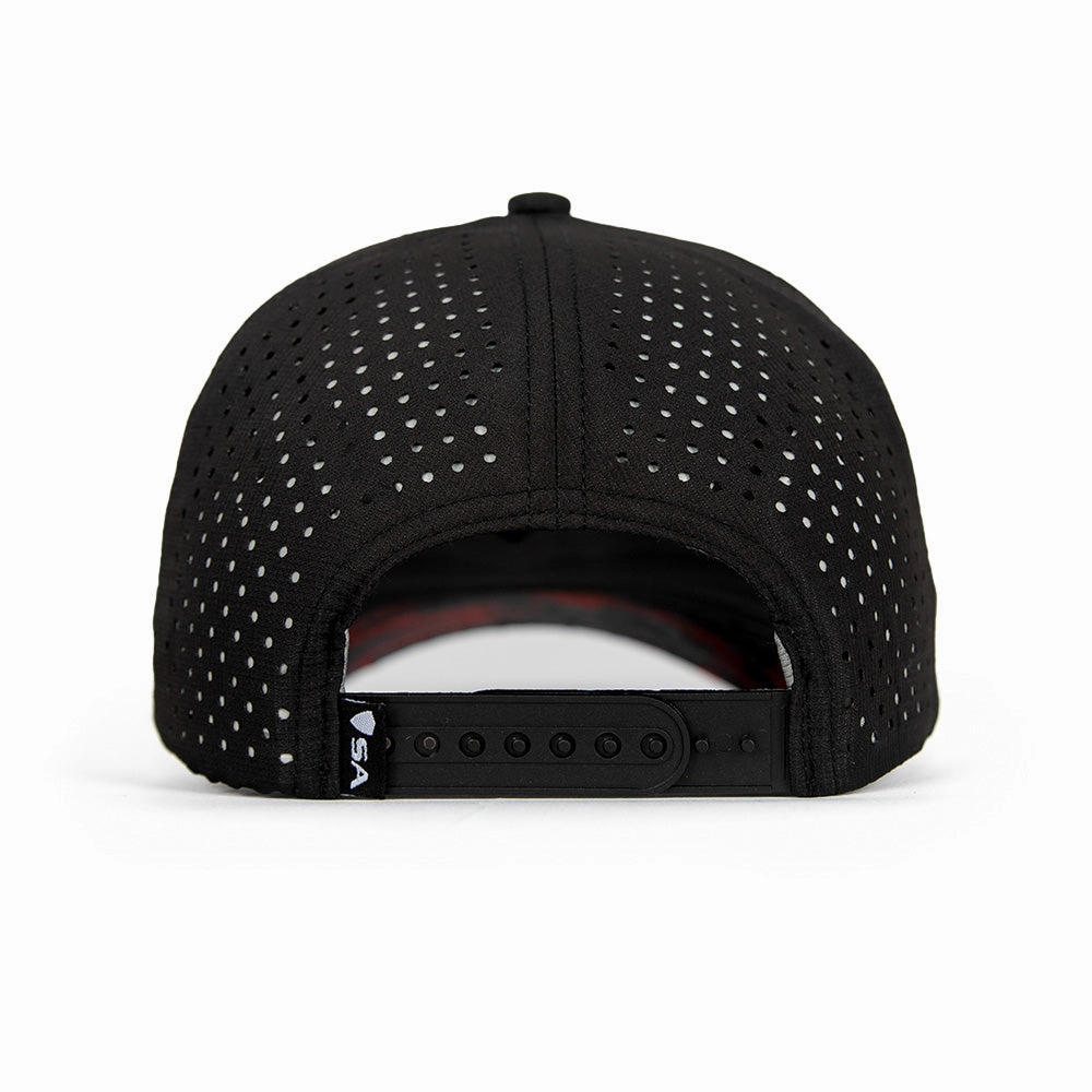 Special Edition Performance Snapback | Skull Fire Military Camo | Black