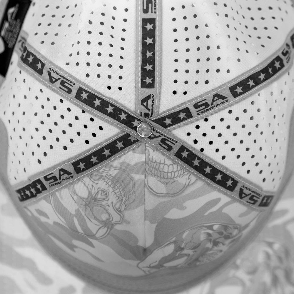 Special Edition Performance Snapback | Skull Ghost Military Camo | White